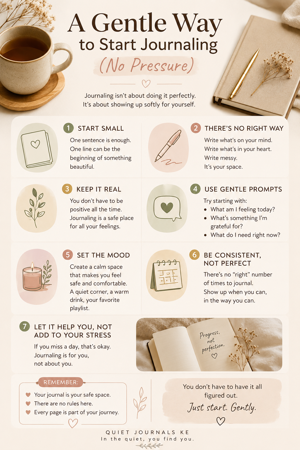 A Gentle Way to Start Journaling (No Pressure)